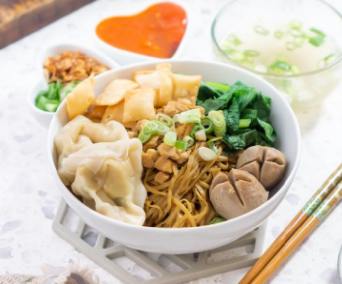Mie Ayam Yamin Komplit