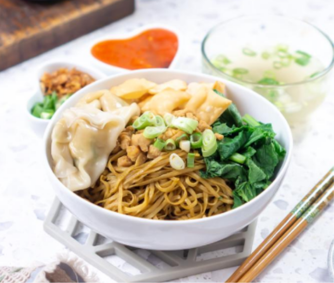 Mie Ayam Yamin + Pangsit